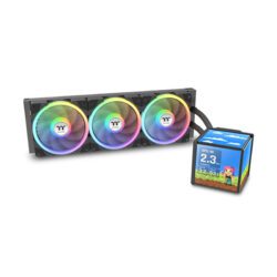 LIQUID COOLER (ชุดน้ำปิด) THERMALTAKE MINECUBE 360 ULTRA ARGB SYNC AIO (BLACK)(CL-W481-PL12SW-A) (6Y)