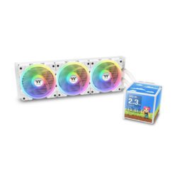 LIQUID COOLER (ชุดน้ำปิด) THERMALTAKE MINECUBE 360 ULTRA ARGB SYNC AIO (SNOW EDITION)(CL-W482-PL12SW-A) (6Y)