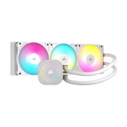 LIQUID COOLER (ชุดน้ำปิด) CORSAIR NAUTILUS 360 RS ARGB WHITE (CW-9060095-WW) (5Y)