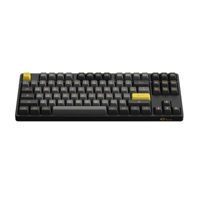 KEYBOARD (คีย์บอร์ด) AKKO 5087B PLUS BLACK&GOLD (AKKO V3 CREAM YELLOW SWITCH ) (LASER THAI) - Image 3