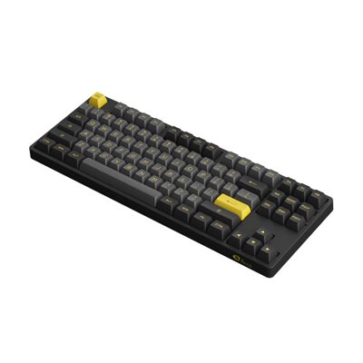 KEYBOARD (คีย์บอร์ด) AKKO 5087B PLUS BLACK&GOLD (AKKO V3 CREAM YELLOW SWITCH ) (LASER THAI) - Image 7