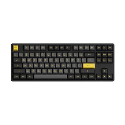 KEYBOARD (คีย์บอร์ด) AKKO 5087B PLUS BLACK&GOLD (AKKO V3 CREAM YELLOW SWITCH ) (LASER THAI) - Image 2