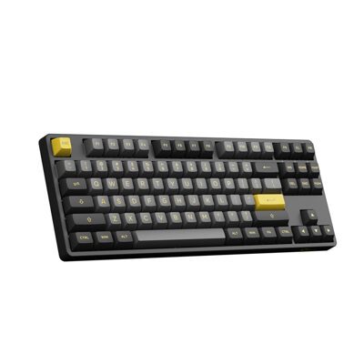 KEYBOARD (คีย์บอร์ด) AKKO 5087B PLUS BLACK&GOLD (AKKO V3 CREAM YELLOW SWITCH ) (LASER THAI) - Image 4