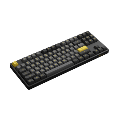 KEYBOARD (คีย์บอร์ด) AKKO 5087B PLUS BLACK&GOLD (AKKO V3 CREAM YELLOW SWITCH ) (LASER THAI) - Image 6