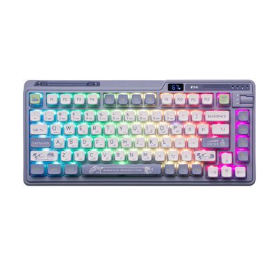 KEYBOARD (คีย์บอร์ด) KZZI K75 PRO+ KNIGHT GRAY (ETERNITY TACTILE SWITCH) (EN)