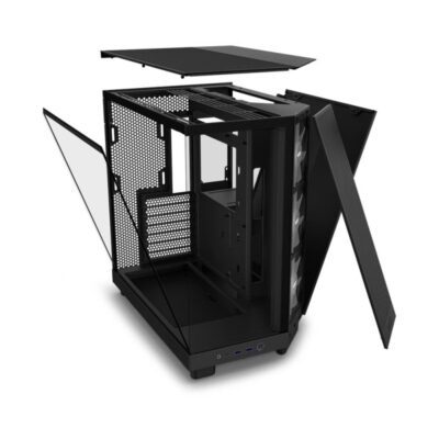 CASE (เคส) NZXT H6 FLOW RGB (BLACK)(ATX) : CC-H61FB-R1 - Image 4