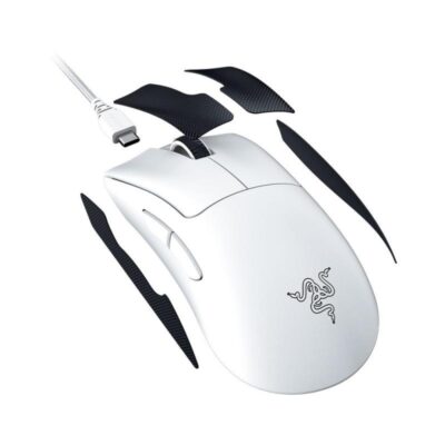 MOUSE (เมาส์) RAZER DEATHADDER V3 PRO WHITE - Image 4