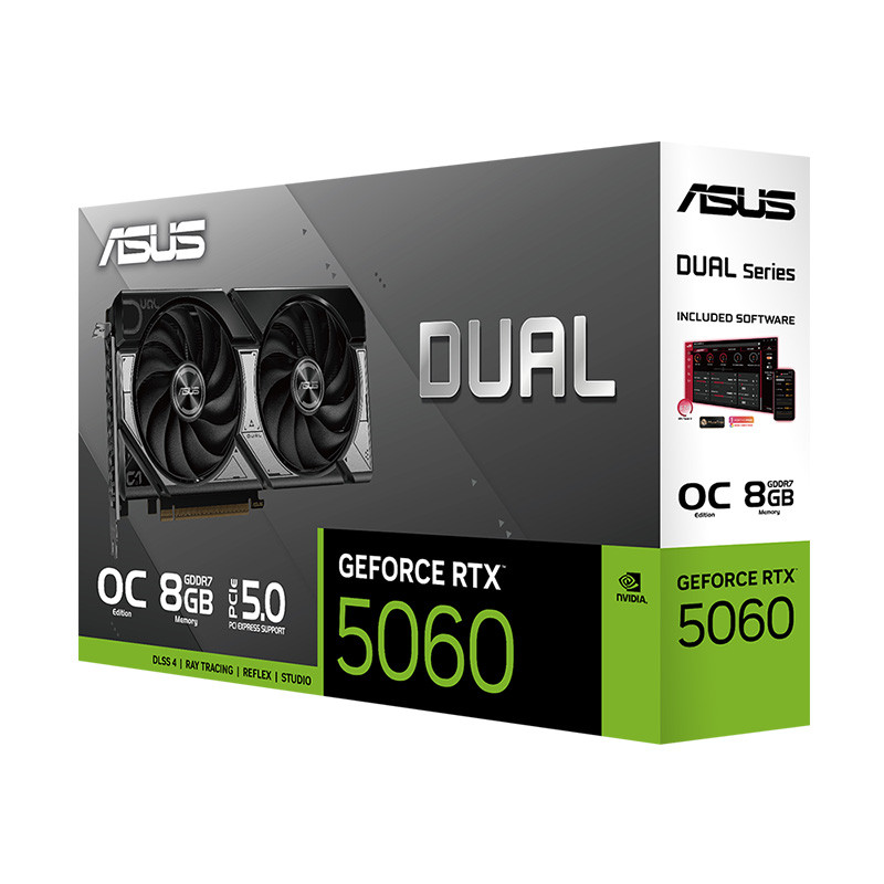 VGA(การ์ดจอ) ASUS DUAL GEFORCE RTX 5060 OC EDITION - 8GB GDDR7 (DUAL-RTX5060-O8G) (3Y) - Image 8