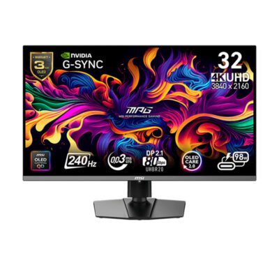 MONITOR (จอมอนิเตอร์) MSI MPG 322URX QD-OLED - 31.5 4K 240Hz (3Y)