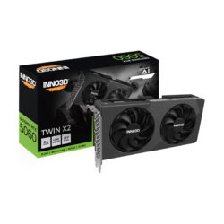 VGA(การ์ดจอ) INNO3D GEFORCE RTX 5060 TWIN X2 - 8GB GDDR7 (N50602-08D7-195071N) (3Y)