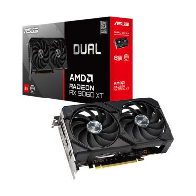 VGA(การ์ดจอ) ASUS DUAL RADEON RX 9060 XT - 8GB GDDR6 (DUAL-RX9060XT-8G) (3Y)