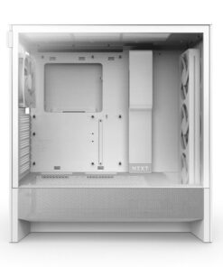 Alternative view of CASE (เคส) NZXT H5 FLOW RGB [2024] (WHITE)(E-ATX) (2Y)