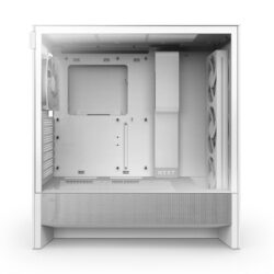 Alternative view of CASE (เคส) NZXT H5 FLOW RGB [2024] (WHITE)(E-ATX) (2Y)
