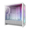 CASE (เคส) NZXT H5 FLOW RGB [2024] (WHITE)(E-ATX) (2Y)