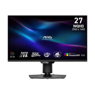 MONITOR (จอมอนิเตอร์) MSI MAG 274QPF X30MV - 27 RAPID VA Mini-LED 2K 300Hz (3Y)