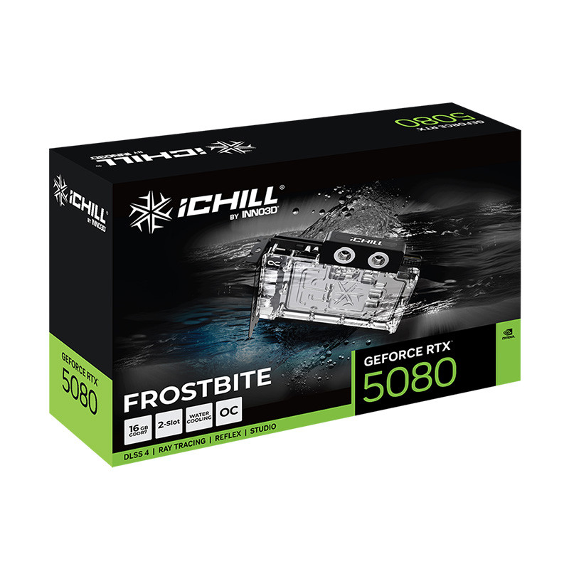 VGA(การ์ดจอ) INNO3D GEFORCE RTX 5080 ICHILL FROSTBITE - 16GB GDDR7 (C50803-16D7X-1760FB) (3Y) - Image 3