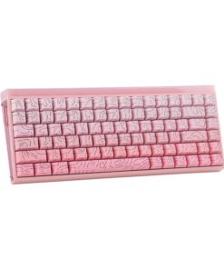 Alternative view of KEYBOARD (คีย์บอร์ด) AULA HERO 84 HE SIDE PRINTED (PINK) NEPTUNE MAGNETIC SWITCH (EN) (2Y)