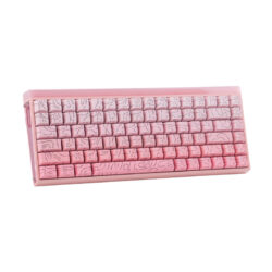 Alternative view of KEYBOARD (คีย์บอร์ด) AULA HERO 84 HE SIDE PRINTED (PINK) NEPTUNE MAGNETIC SWITCH (EN) (2Y)