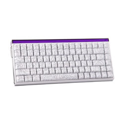 Alternative view of KEYBOARD (คีย์บอร์ด) AULA HERO 84 HE SIDE PRINTED (WHITE) PLUTO MAGNETIC SWITCH (EN) (2Y)