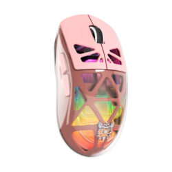 Alternative view of MOUSE (เมาส์) ONIKUMA CHOUKO TRI-MODE WIRELESS GAMING MOUSE : PINK (2Y)
