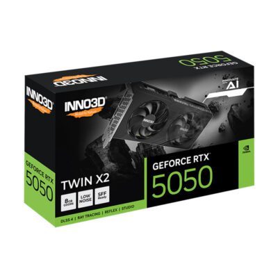 VGA(การ์ดจอ) INNO3D GEFORCE RTX 5050 TWIN X2 - 8GB GDDR6 (N50502-08D6-174071N) (3Y) - Image 3