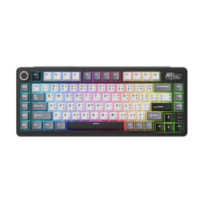 KEYBOARD (คีย์บอร์ด) ROYAL KLUDGE RK L75 TRI-MODE WIRELESS KNIGHT NIGHT (TACTILE BEIGE SWITCH) (EN/TH) (2Y)