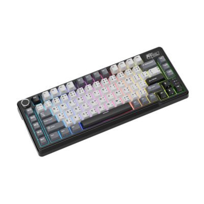 KEYBOARD (คีย์บอร์ด) ROYAL KLUDGE RK L75 TRI-MODE WIRELESS KNIGHT NIGHT (TACTILE BEIGE SWITCH) (EN/TH) (2Y) - Image 6
