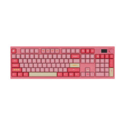 KEYBOARD (คีย์บอร์ด) LOGA BASE 104 : STRAWBERRY CHEESE CAKE WIRELESS (CHA-THAI TACTILE SWITCH) (EN/TH) (2Y)