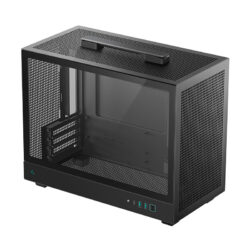 CASE (เคส) DEEPCOOL CH160 PLUS (BLACK)(mATX) (1Y)