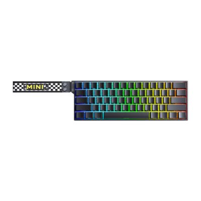 KEYBOARD (คีย์บอร์ด) AULA MINI60 HE PRO (BLACK) [SMOKY CLOUD MAGNETIC SWITCH] (EN) (2Y)