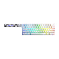 KEYBOARD (คีย์บอร์ด) AULA MINI60 HE MAX (WHITE) [SPIRIT CLOUD (LINGYUN) MAGNETIC SWITCH] (EN) (2Y)