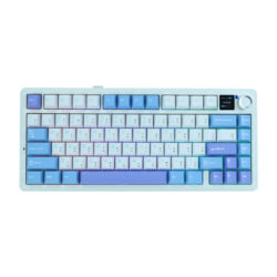 KEYBOARD (คีย์บอร์ด) AULA F75 MAX (WHITE/BLUE/PURPLE) 3IN1 WIRELESS [REAPER SWITCH] (EN/TH) (2Y)