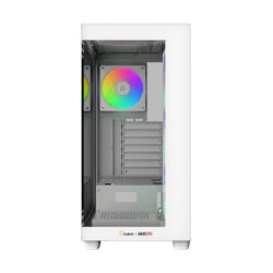 Alternative view of CASE (เคส) OCYPUS x iHAVECPU GAMMA C72 ARGB (WHITE)(ATX) (2Y)