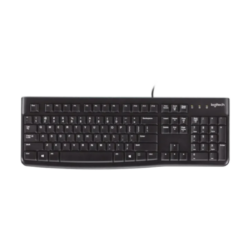 KEYBOARD (คีย์บอร์ด) LOGITECH K120 USB (BLACK) (TH)