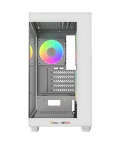 Alternative view of CASE (เคส) OCYPUS x iHAVECPU GAMMA C52 ARGB (WHITE)(mATX) (2Y)