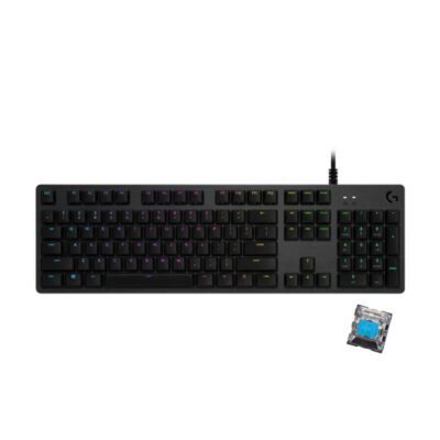 KEYBOARD (คีย์บอร์ด) LOGITECH G512 CARBON (GX BLUE [CLICKY] SWITCH) (RGB) (EN/TH) (2Y)