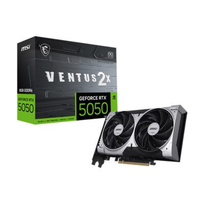 VGA(การ์ดจอ) MSI GEFORCE RTX 5050 VENTUS 2X OC 8G - 8GB GDDR6 (3Y)