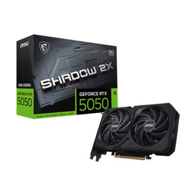 VGA(การ์ดจอ) MSI GEFORCE RTX 5050 SHADOW 2X OC 8G - 8GB GDDR6 (3Y)