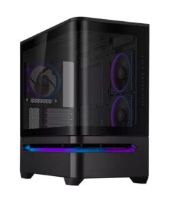 Alternative view of CASE (เคส) ASUS PRIME AP202 ARGB (BLACK)(mATX) (2Y)