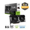 VGA(การ์ดจอ) ASUS DUAL GEFORCE RTX 5060 TI OC EDITION  - 8GB GDDR7 (DUAL-RTX5060TI-O8G) (3Y)