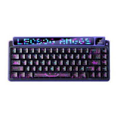 KEYBOARD (คีย์บอร์ด) AULA AMG65 (PURPLE) LIGHT SILENT SWITCH (EN) (2Y)