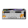 KEYBOARD (คีย์บอร์ด) AULA AMG65 (WHITE)  JASPER SWITCH (EN) (2Y)