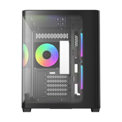 Alternative view of CASE (เคส) OCYPUS IOTA C50 CURVE ARGB (BLACK)(mATX) (3Y)