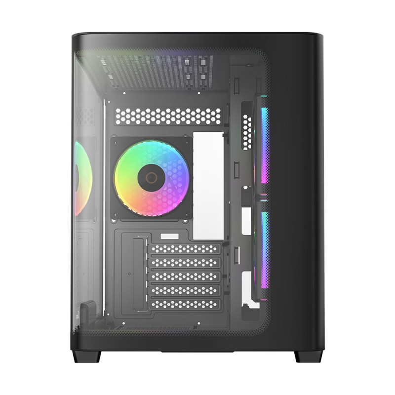 CASE (เคส) OCYPUS IOTA C50 CURVE ARGB (BLACK)(mATX) (3Y) - Image 2