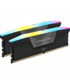 Alternative view of RAM (แรม) CORSAIR VENGEANCE RGB 32GB (16x2) DDR5 6400MHz BLACK (CMH32GX5M2B6400C36) (LT)