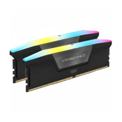 Alternative view of RAM (แรม) CORSAIR VENGEANCE RGB 32GB (16x2) DDR5 6400MHz BLACK (CMH32GX5M2B6400C36) (LT)