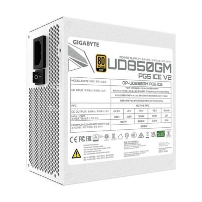 PSU (อุปกรณ์จ่ายไฟ) GIGABYTE UD850GM PG5 V2 850W WHITE (80+GOLD) (5Y) - Image 6