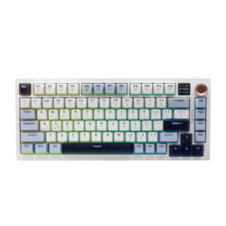 KEYBOARD (คีย์บอร์ด) NEOLUTION E-SPORT GAMING SINGULARCORE (WHITE) (PHILIKEY PINK AFTERGLOW SWITCH) (EN/TH) (2Y)