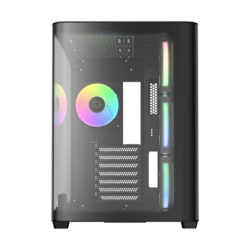 Alternative view of CASE (เคส) OCYPUS IOTA C70 CURVE ARGB (BLACK)(ATX) (3Y)