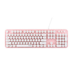 KEYBOARD (คีย์บอร์ด) MOFII SWEET K WIRED RETRO KEYBOARD (PINKMILK) (EN/TH) (1Y)